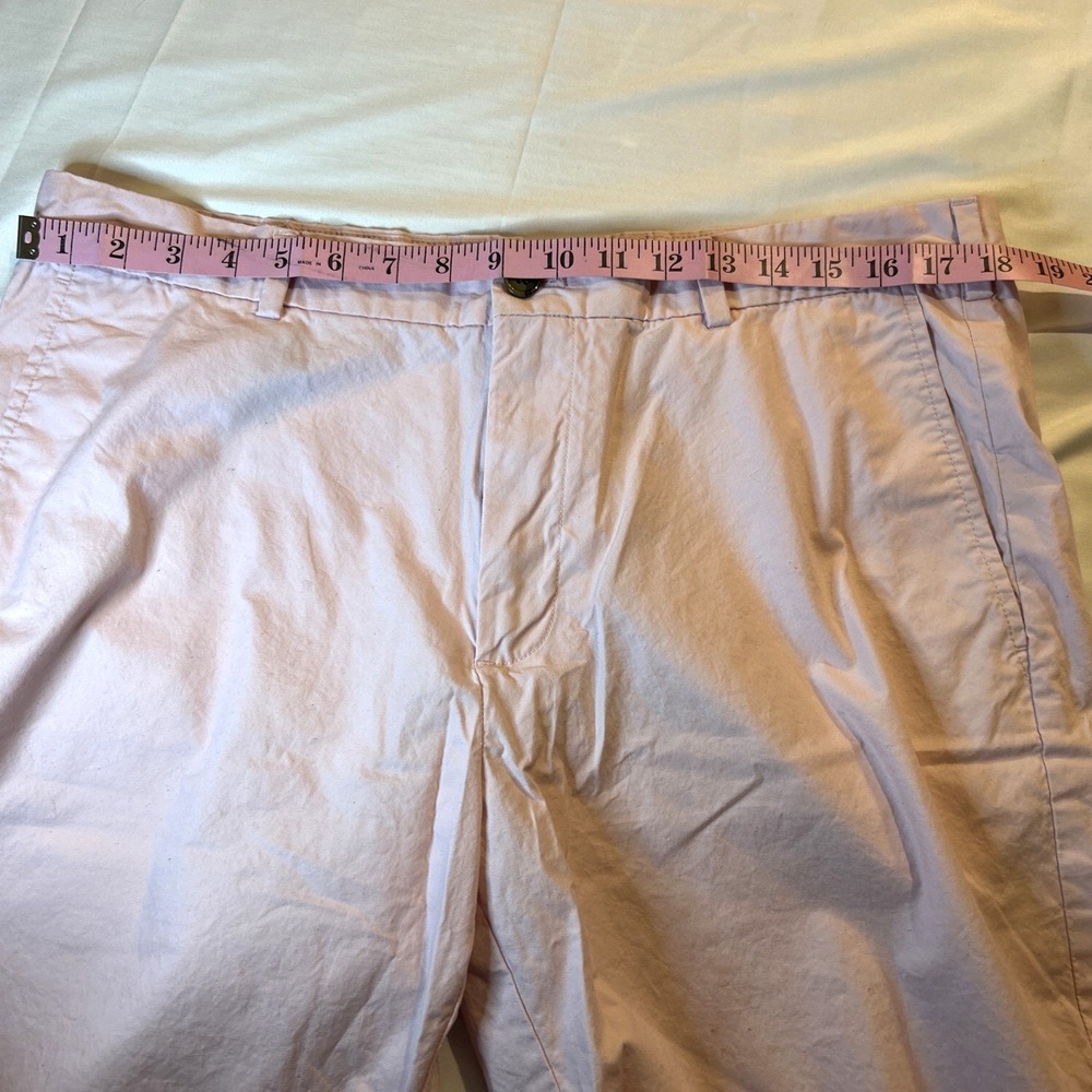 Brooks Brothers Advantage Chino Shorts Mens 36 Light Pink Stretch Lightweight - Picture 4 of 7